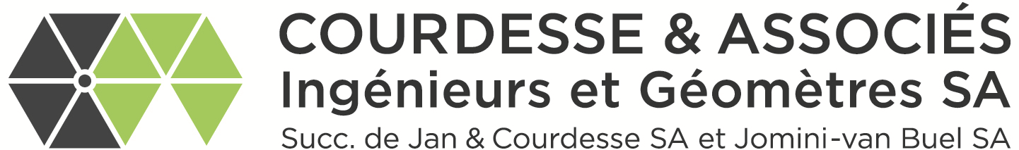 Logo Courdesse & Associés, Ingénieurs et Géomètres SA